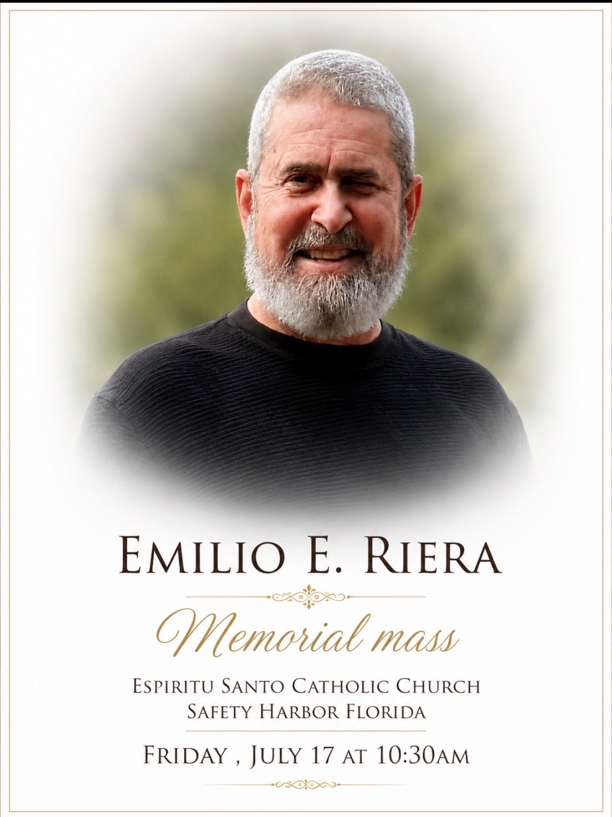 Obituary of Emilio Enrique Riera