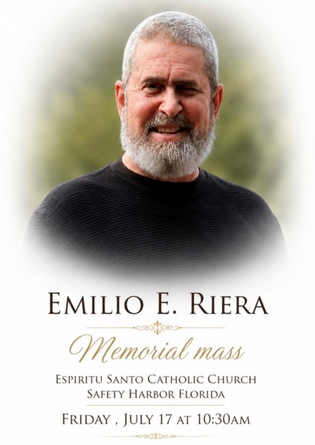 Obituary of Emilio Enrique Riera