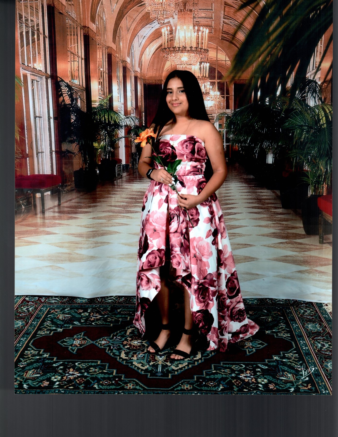 Jcpenney floral shop prom dress