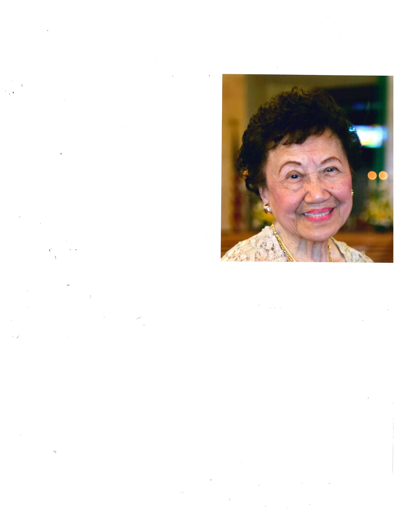 Obituary of Lily Purugganan Torino