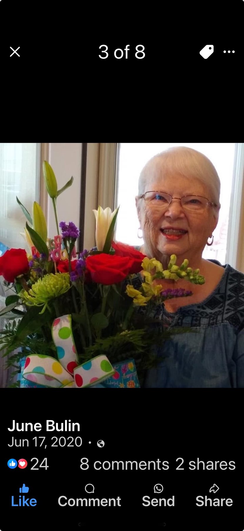 Obituary of June Bulin