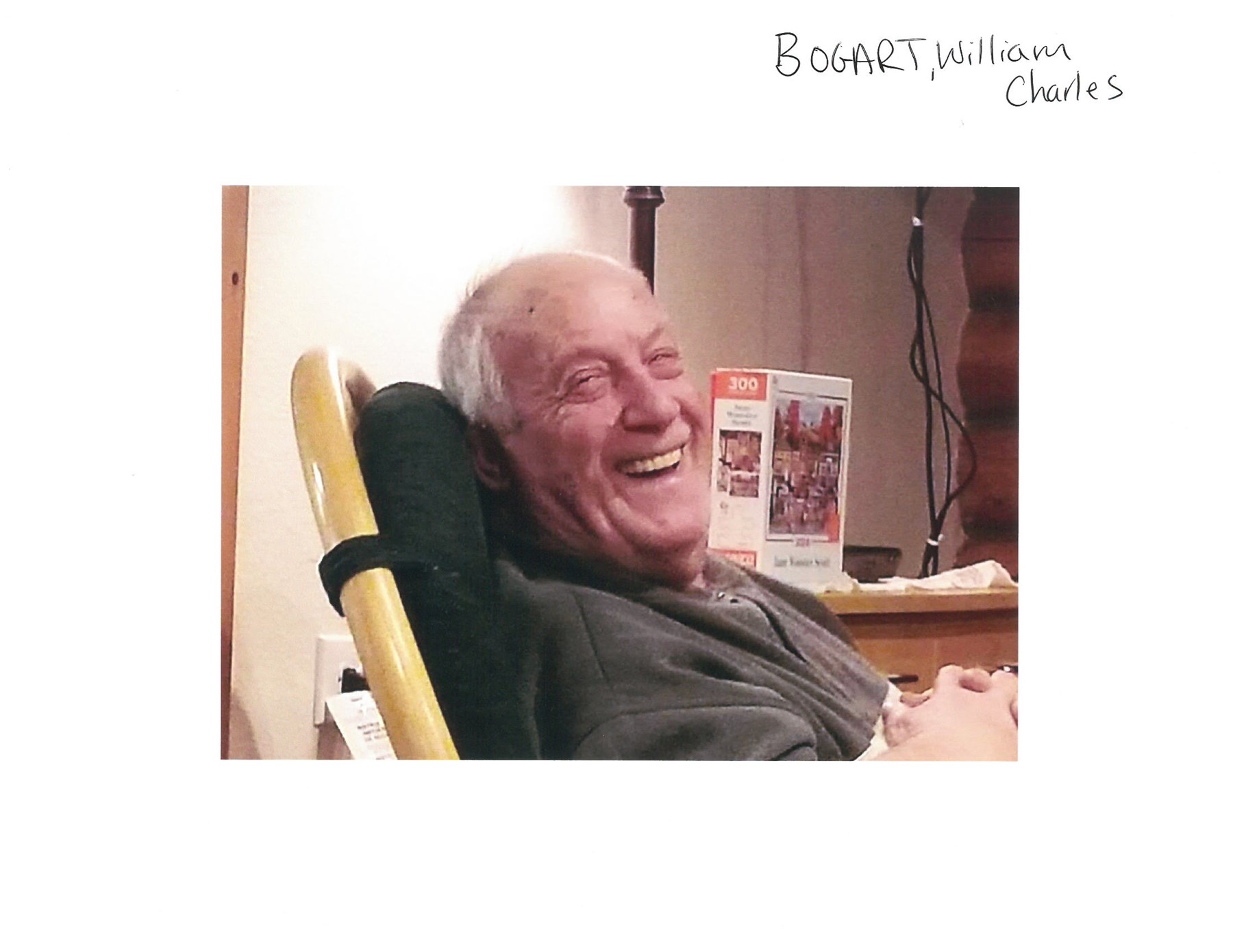 Obituary of William Charles Bogart