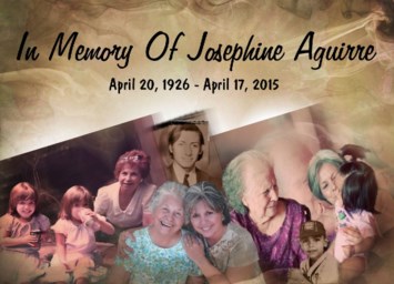 Obituary of Josephine M Aguirre