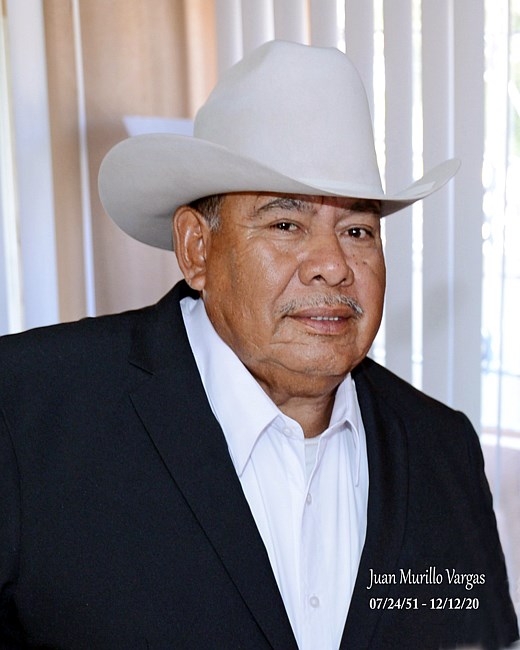 Avis de décès de Juan Murillo Vargas