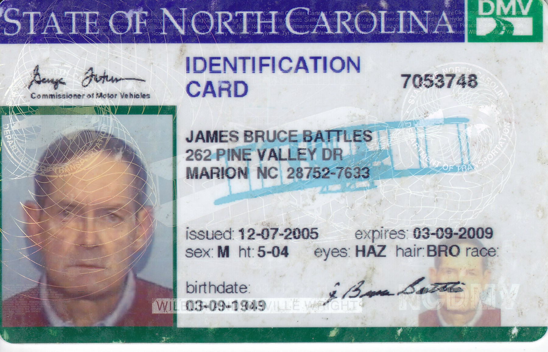 Obituary of James Bruce Battles