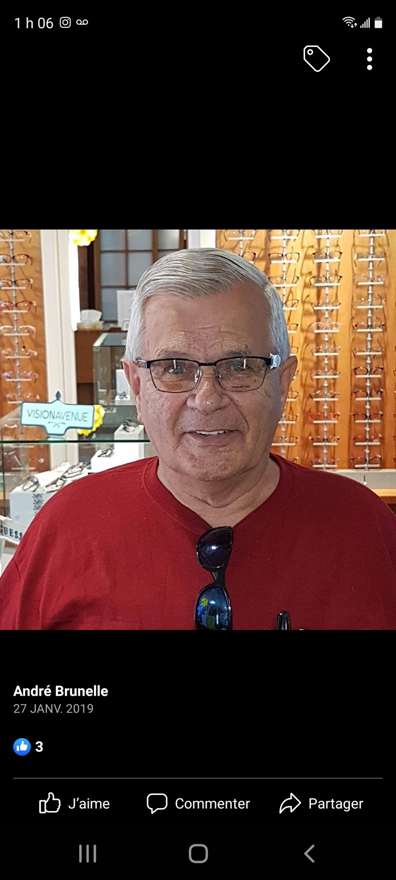 Obituary of Le Beau André Brunelle