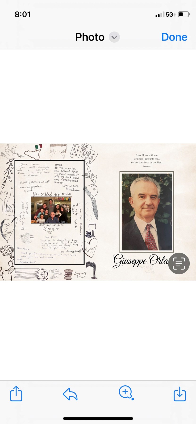 Obituary of Giuseppe Orlando