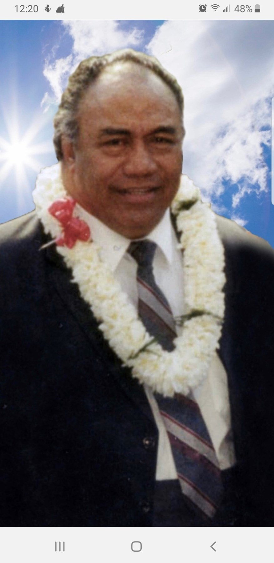 Avis de décès de Sualauvi Tologata Tuimaleali'ifano