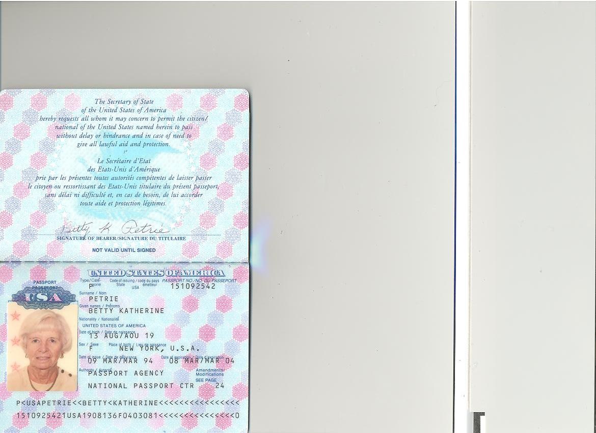 Obituario de Betty K. Petrie