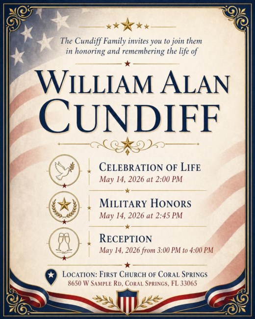 Obituary of Mr. William Alan Cundiff