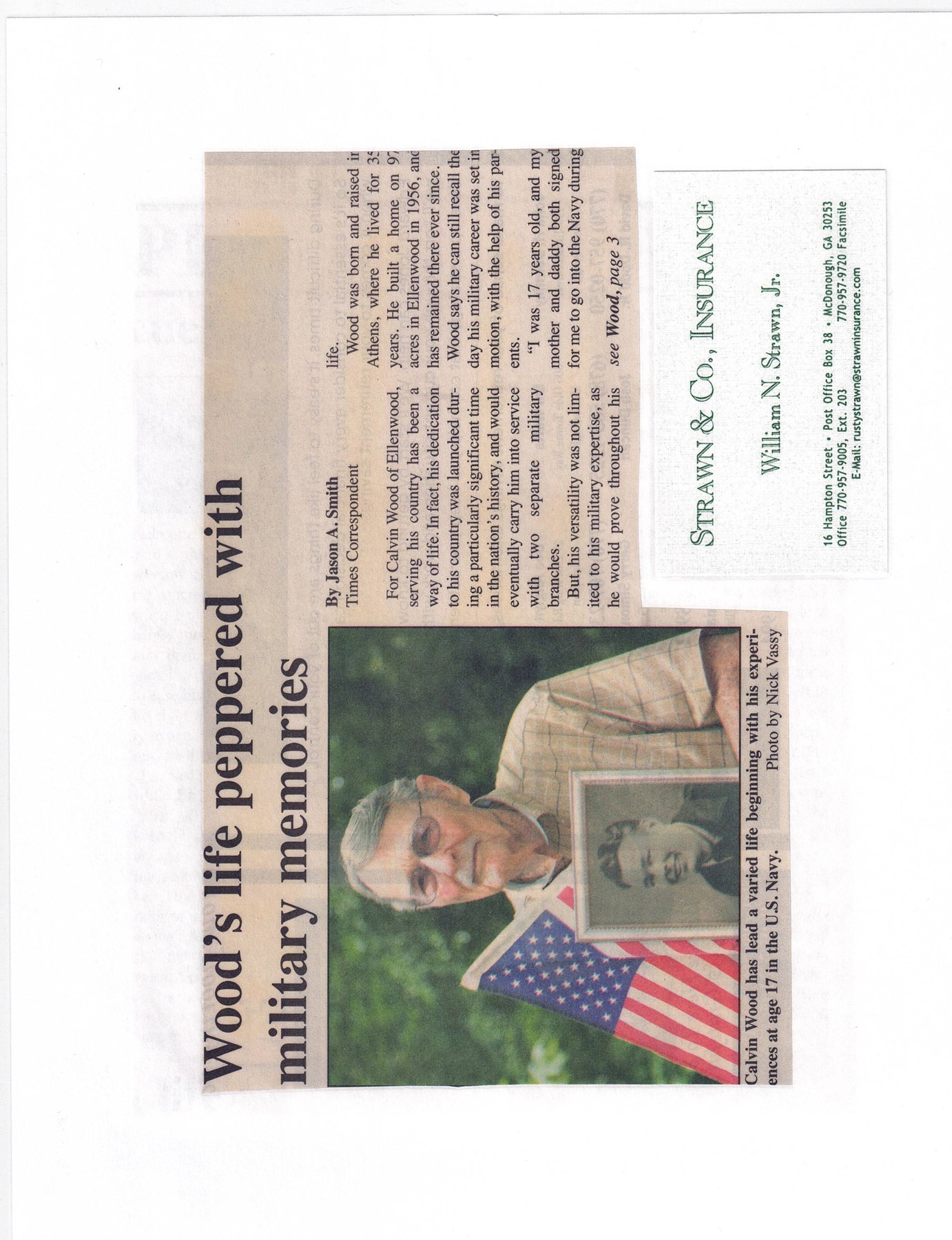 Obituary of Calvin Wood