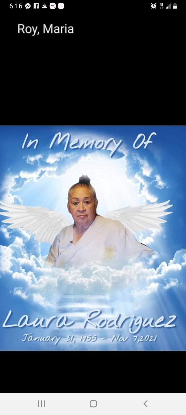 Avis de décès de Laura Jean Rodriguez