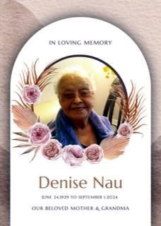 Obituary of Denise Nau