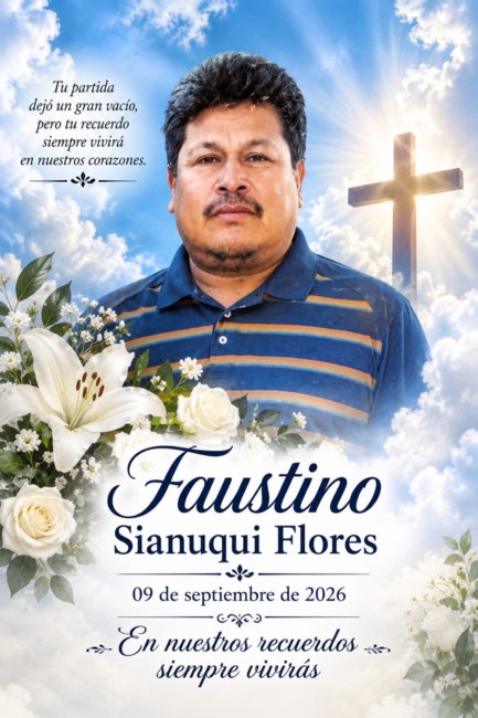 Obituary of Faustino Sianuqui
