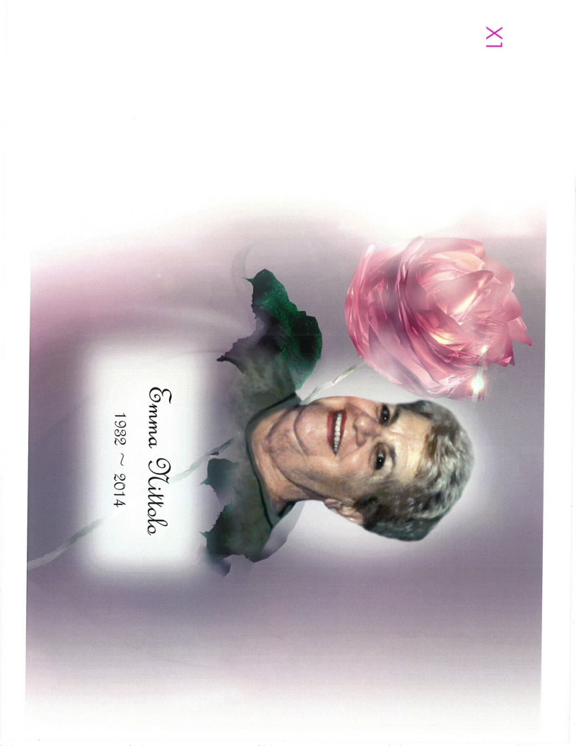 Obituario de Emma Nittolo