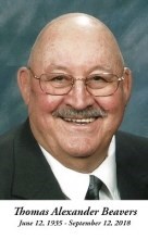 Obituary of Thomas A. Tom Beavers