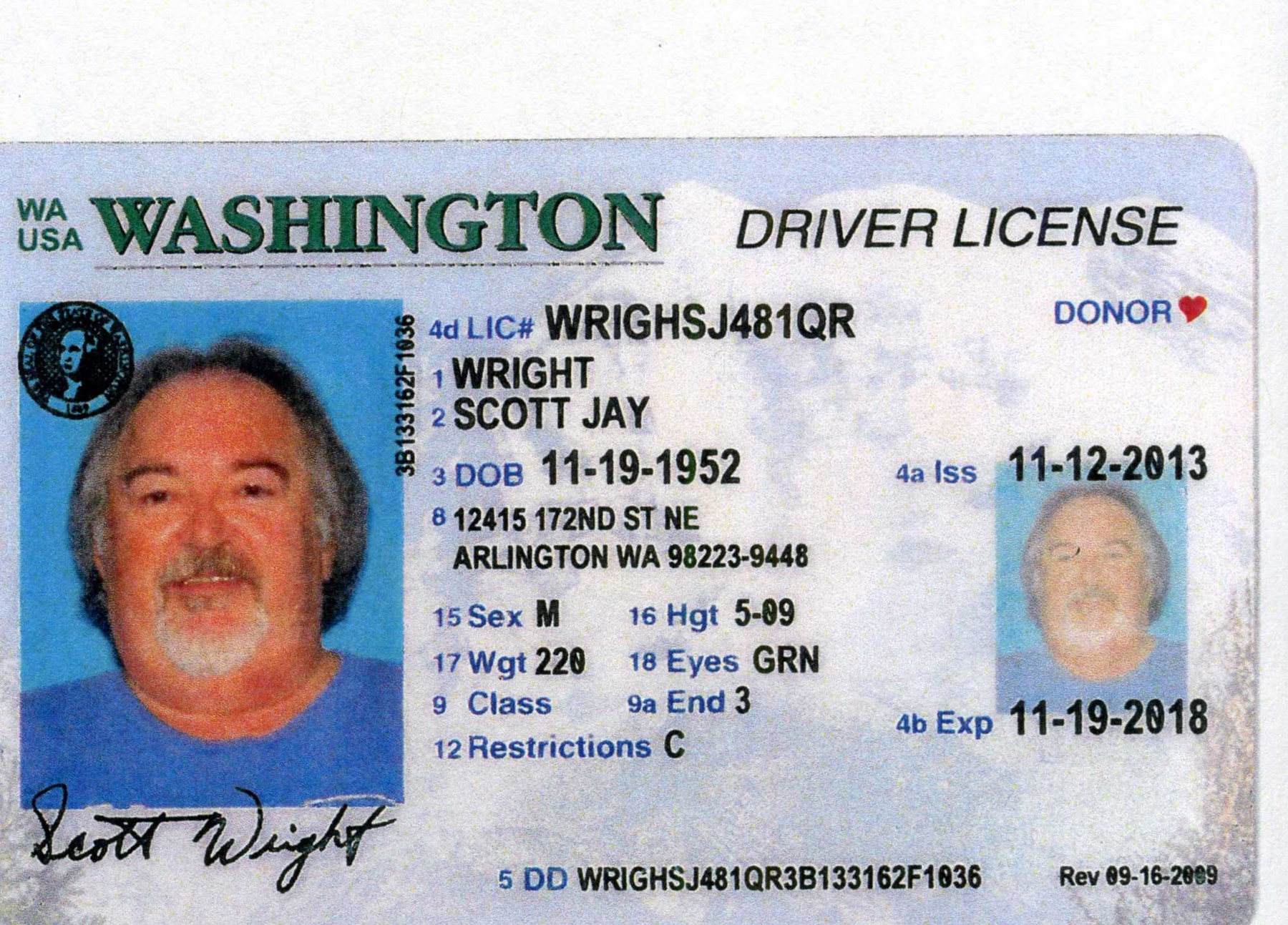 Avis de décès de Scott Jay Wright