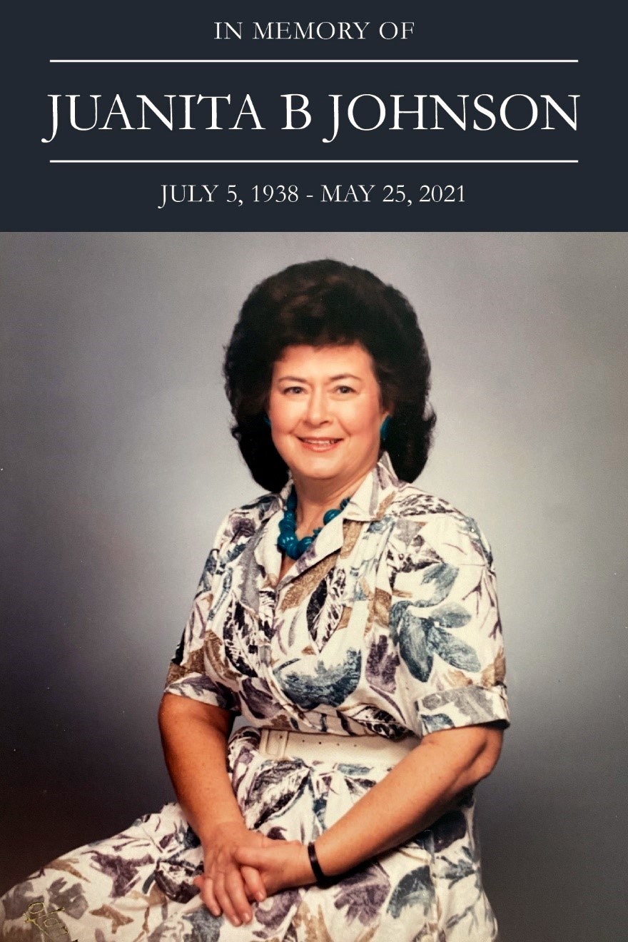 Juanita Johnson Obituary - Gadsden, AL, image size:880x1320