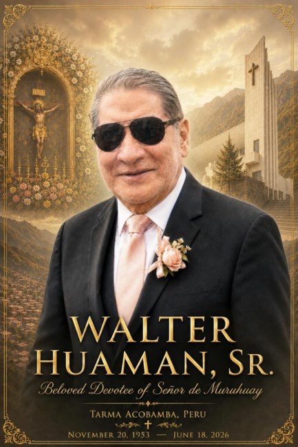 Obituary of Walter Huaman