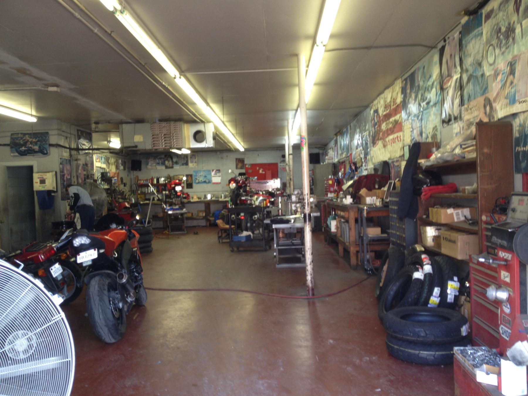 Paul's motorcycle shop sale