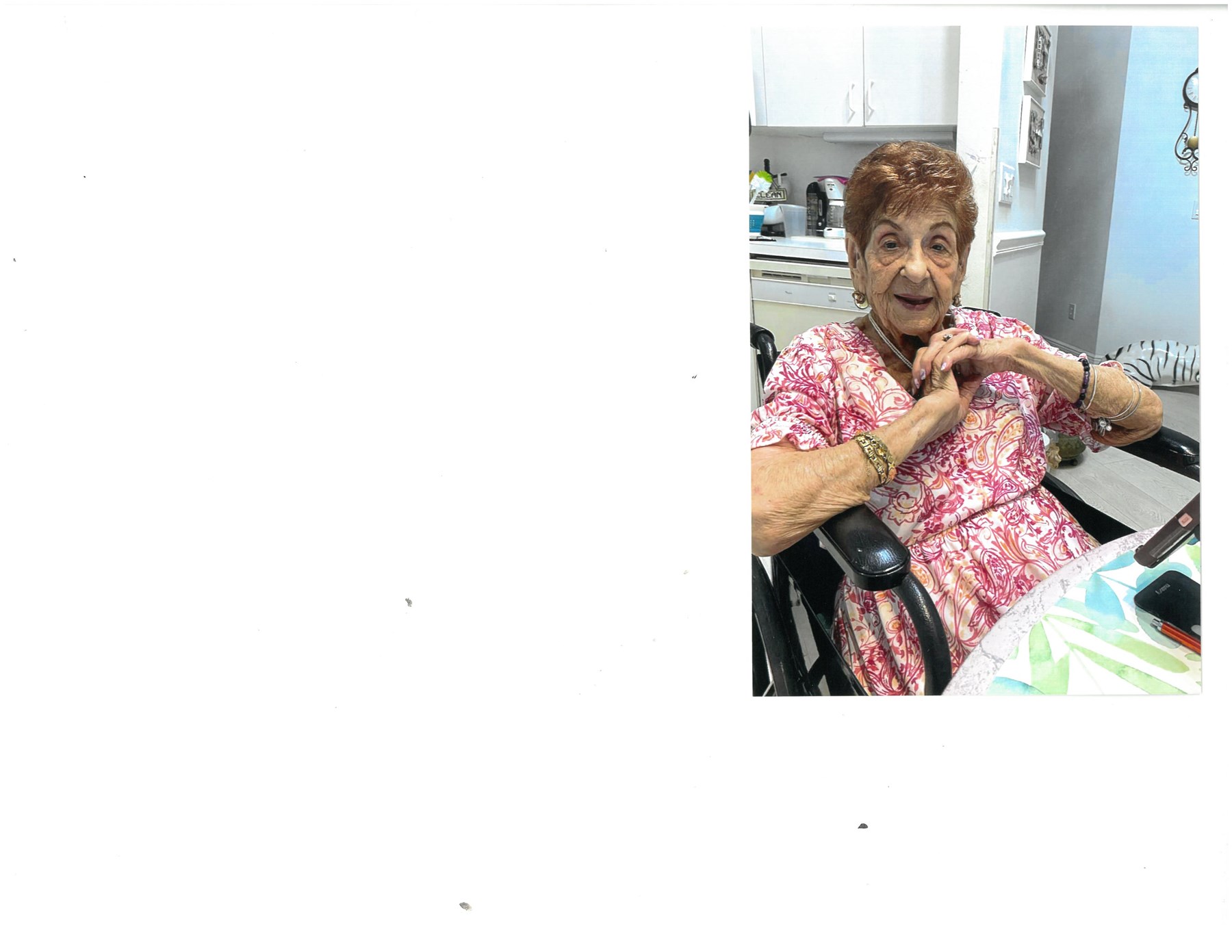 Obituary of Theodora Bernice Deitch