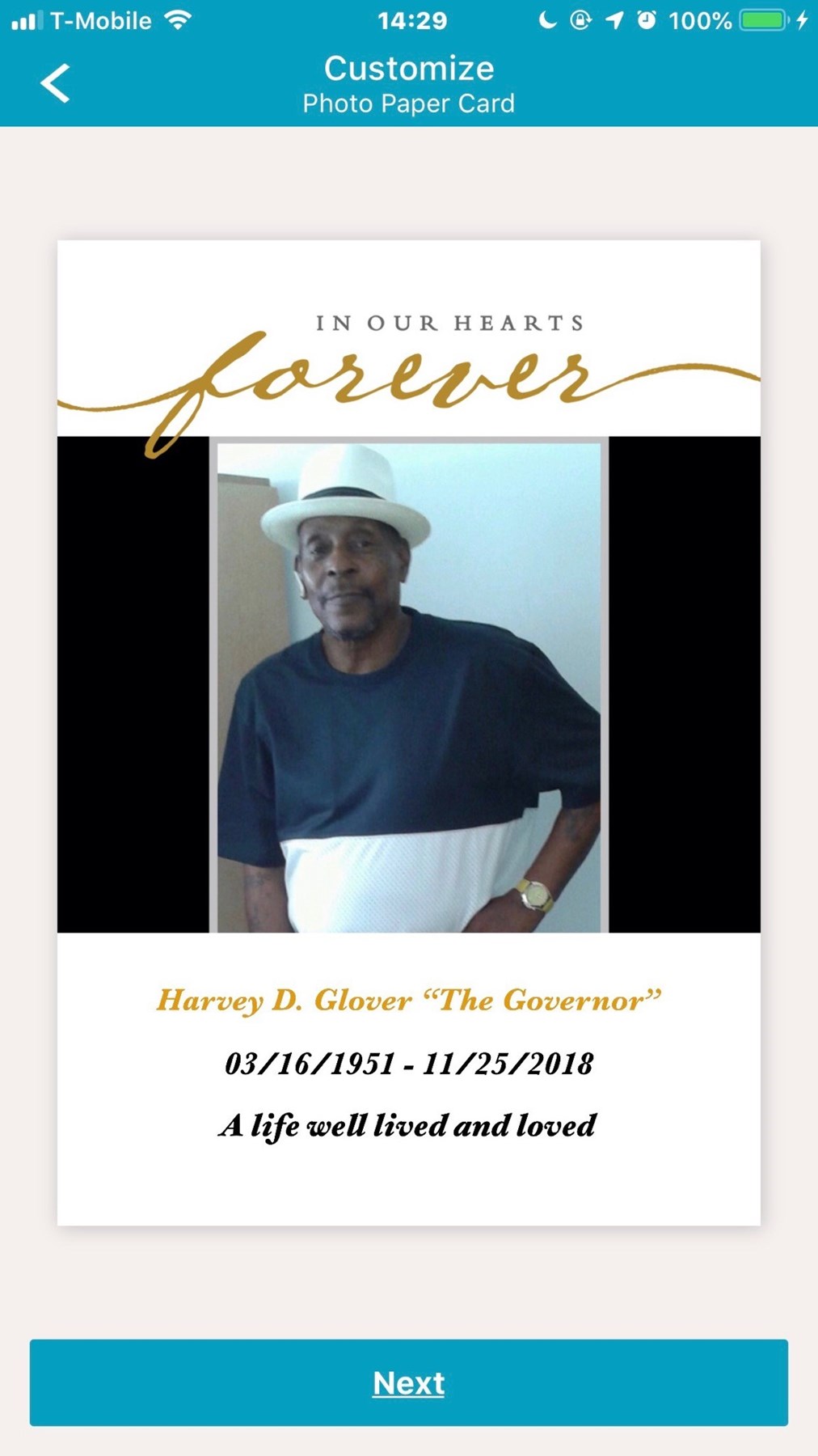 Obituary of Harvey Dwight Glover