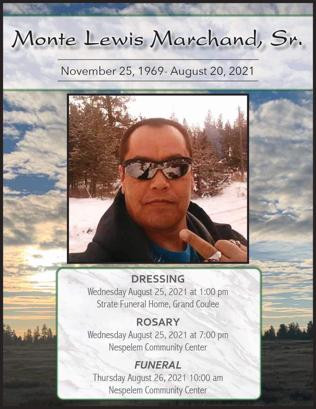 Obituary of Monte Lewis Marchand Sr.