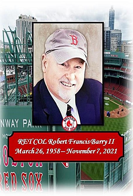 Obituary of RET COL Robert Francis Barry II