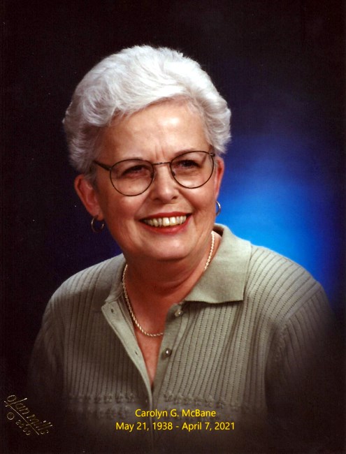 Obituary of Carolyn Gillett McBane