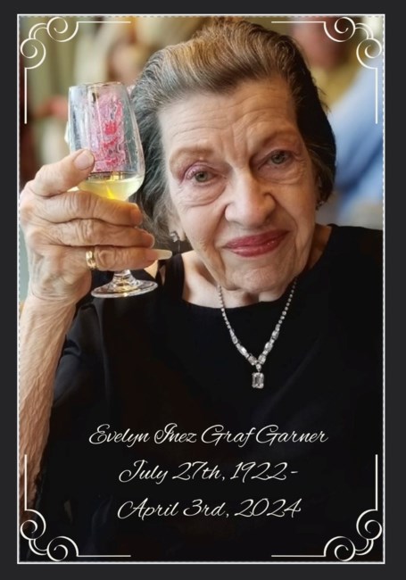 Obituary of Evelyn Graf Garner