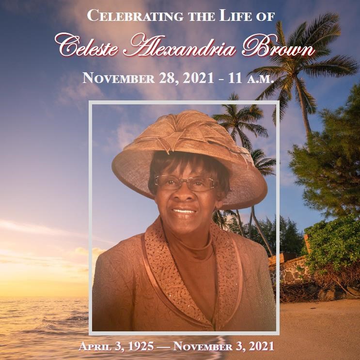 Obituary of Celeste Alexandria Brown