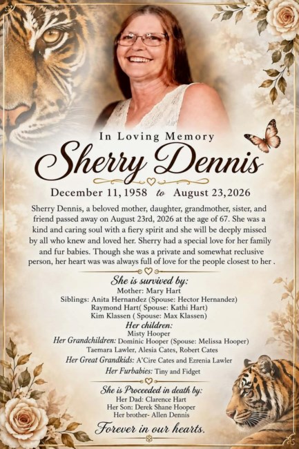 Obituary of Sherry Lee Dennis