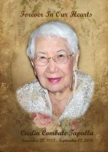 Obituary of Cecilia Tapalla