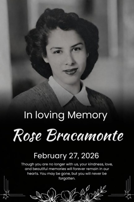 Obituary of Rosa Flores Bracamonte