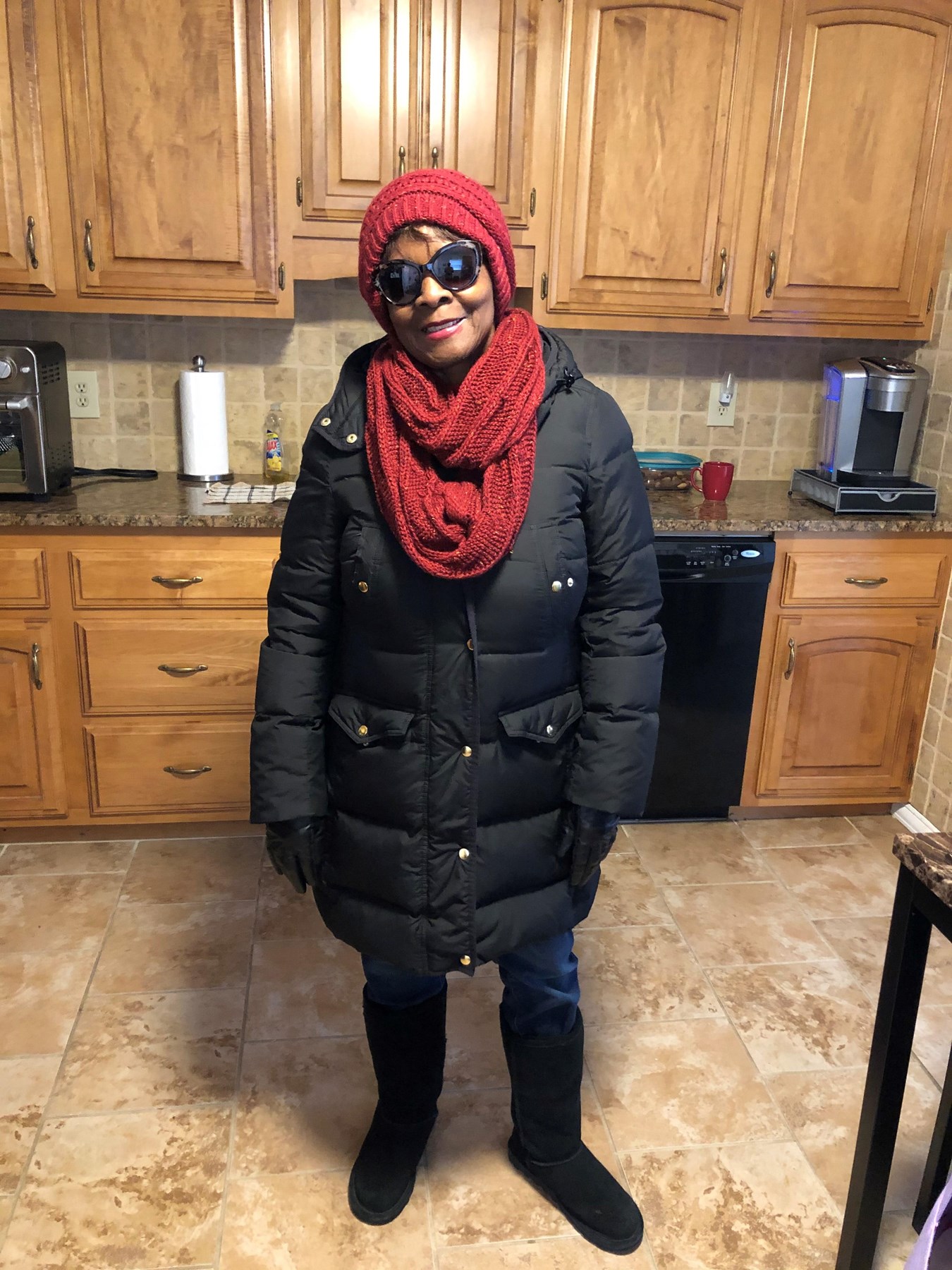 Wintress belted puffer coat outlet