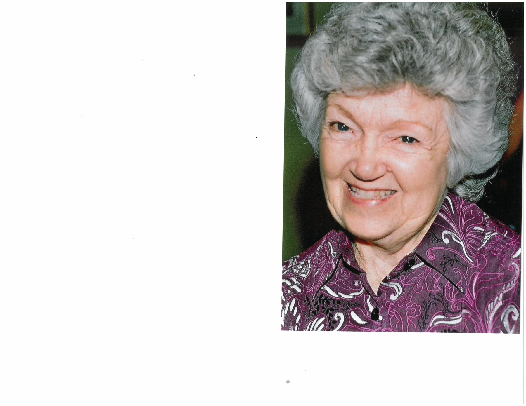 Obituary of Erma Beatrice Green