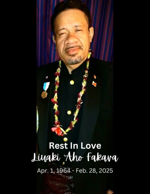 Avis de décès de Liuaki Fakava