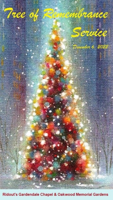 Obituary of Tree of Remembrance Service