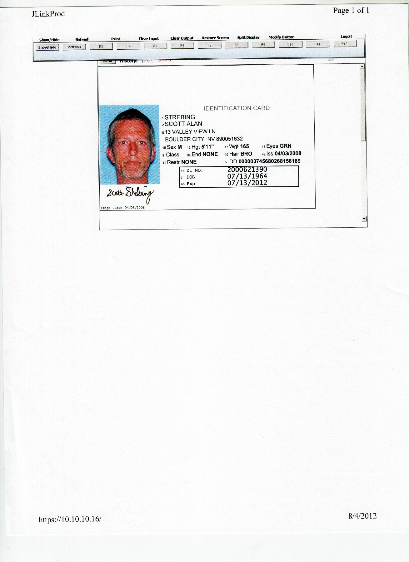 Obituary of Scott Alan Strebing