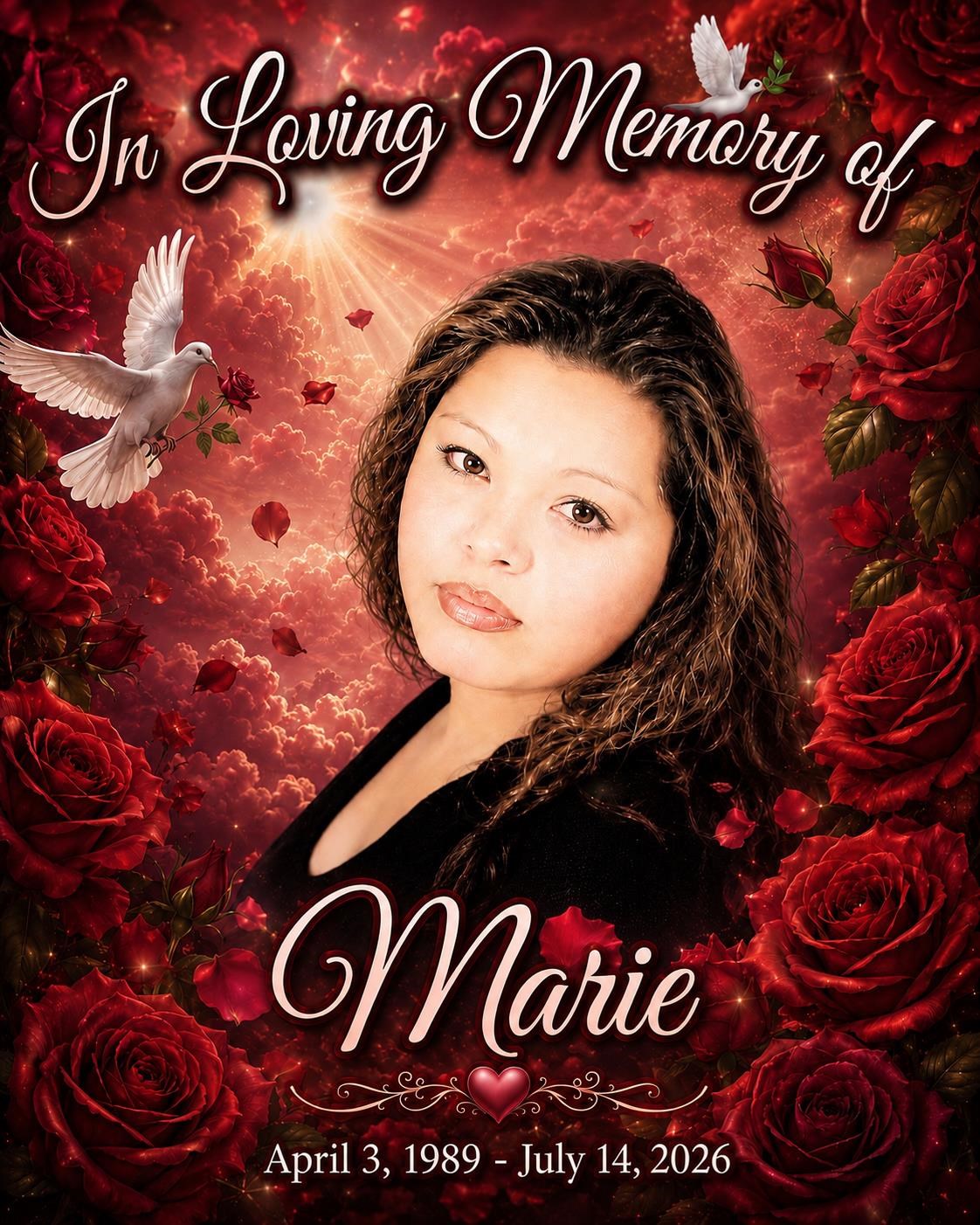Obituary of Marie Christian Tafoya
