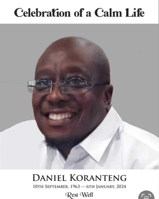 Obituary of Daniel Adu Koranteng
