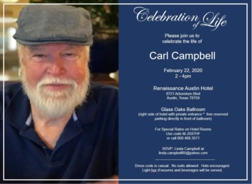 Obituary of Carl Gardner Campbell