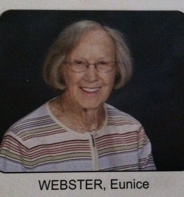 Obituary of Eunice W Webster