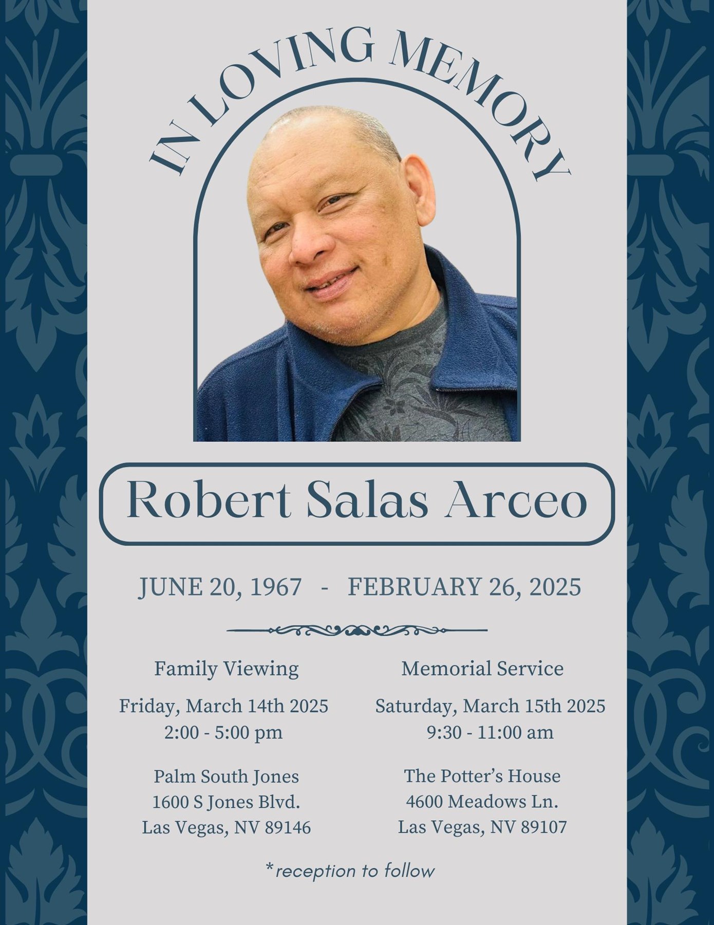 Obituary of Robert S. Arceo
