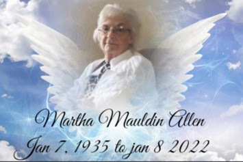Obituary of Martha Mauldin Allen