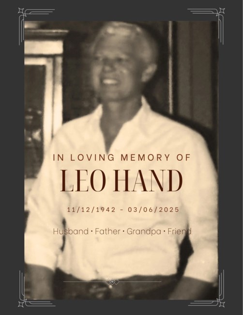 Obituary of Leo Clayton Hand