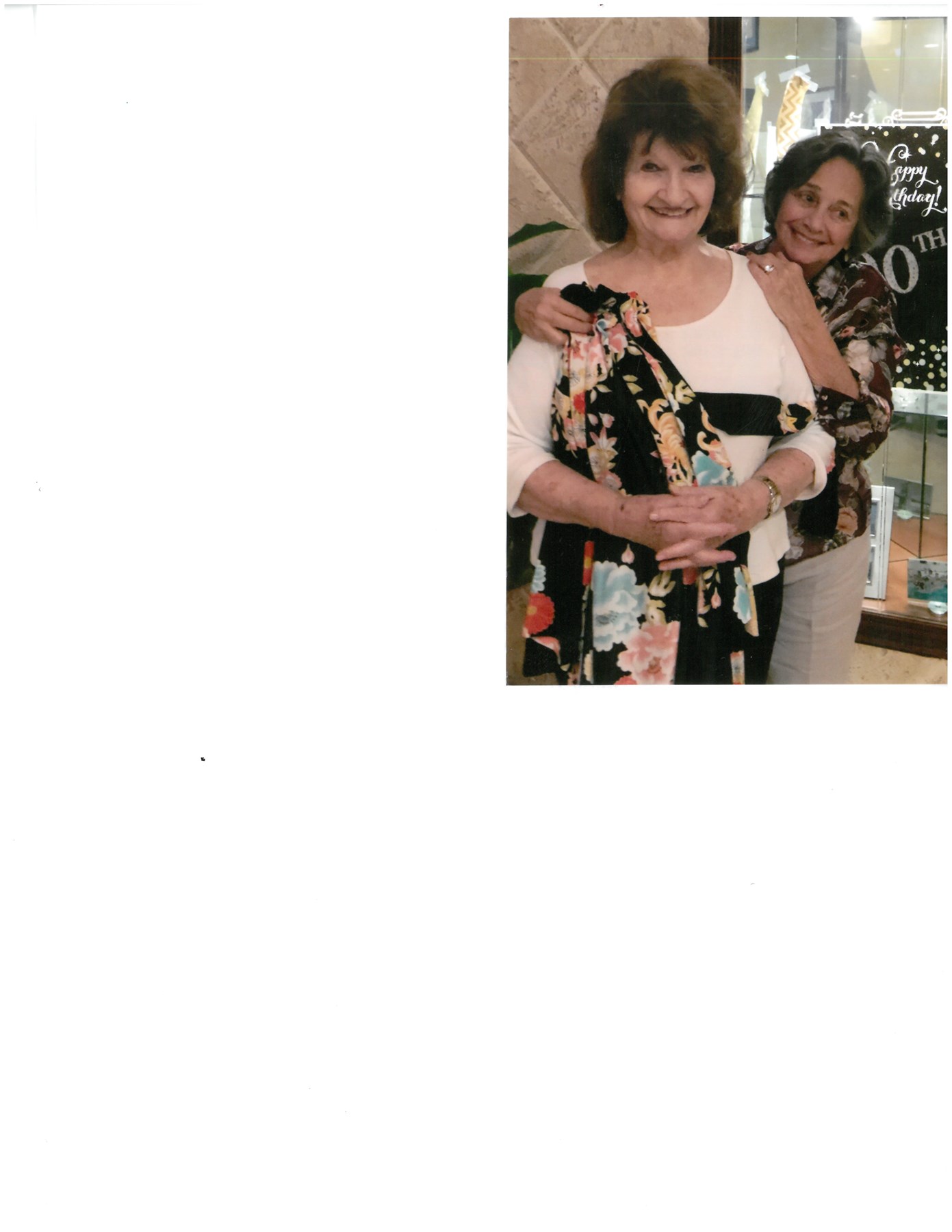 Obituary of Gloria Aronson