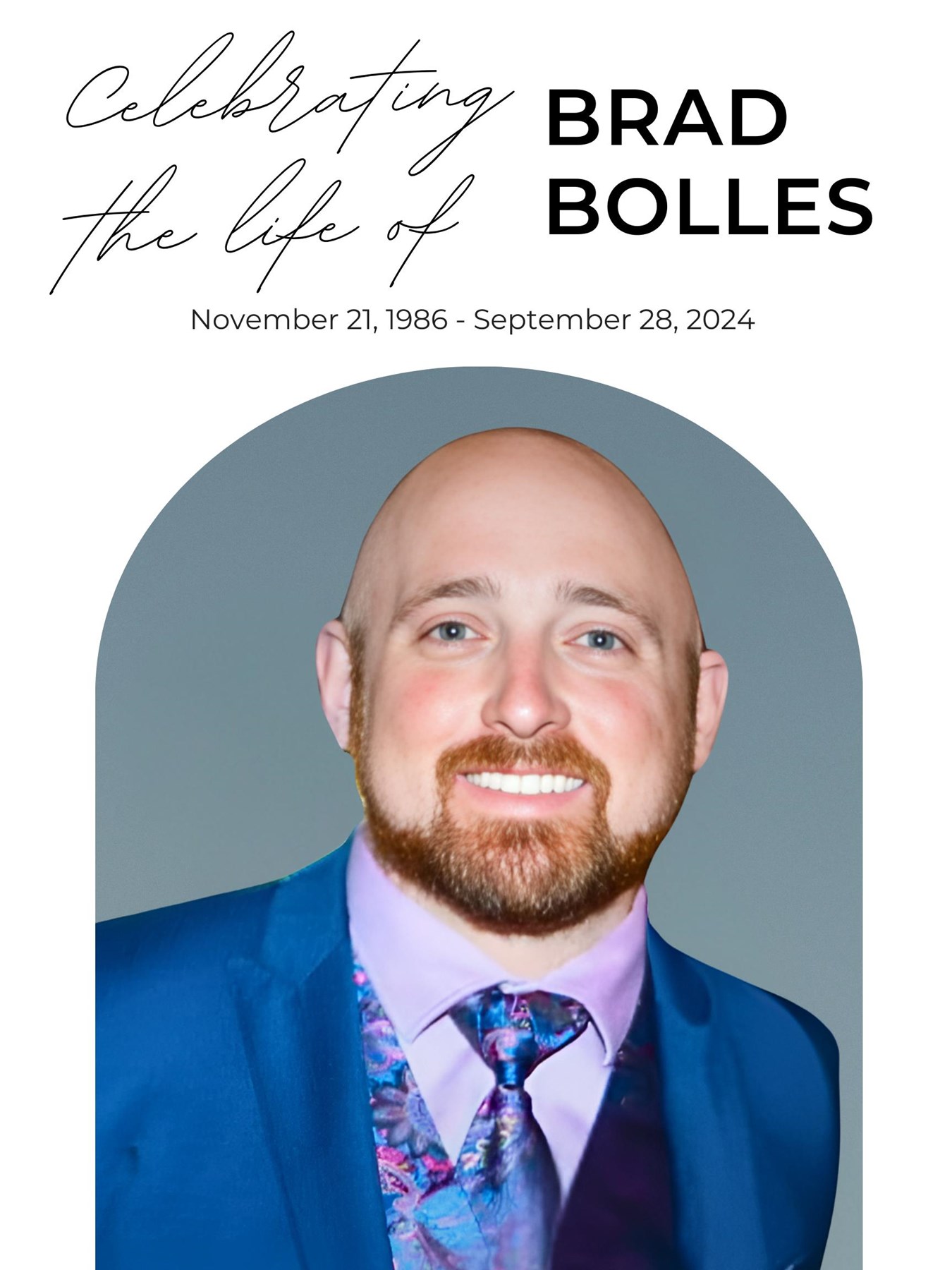 Obituario de Brad Paul Bolles