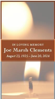 Obituario de Joe Marsh Clements