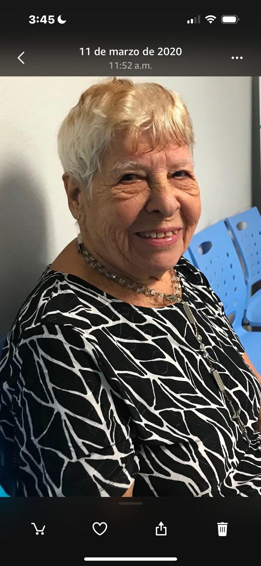 Obituary of María Teresa Martínez Burgos